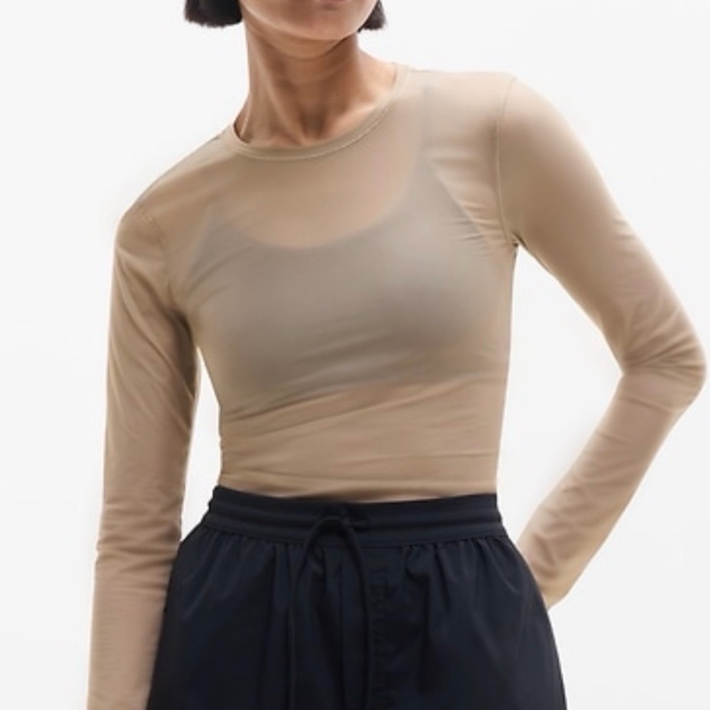 Arhleta Long Sleeve Mesh Top- small